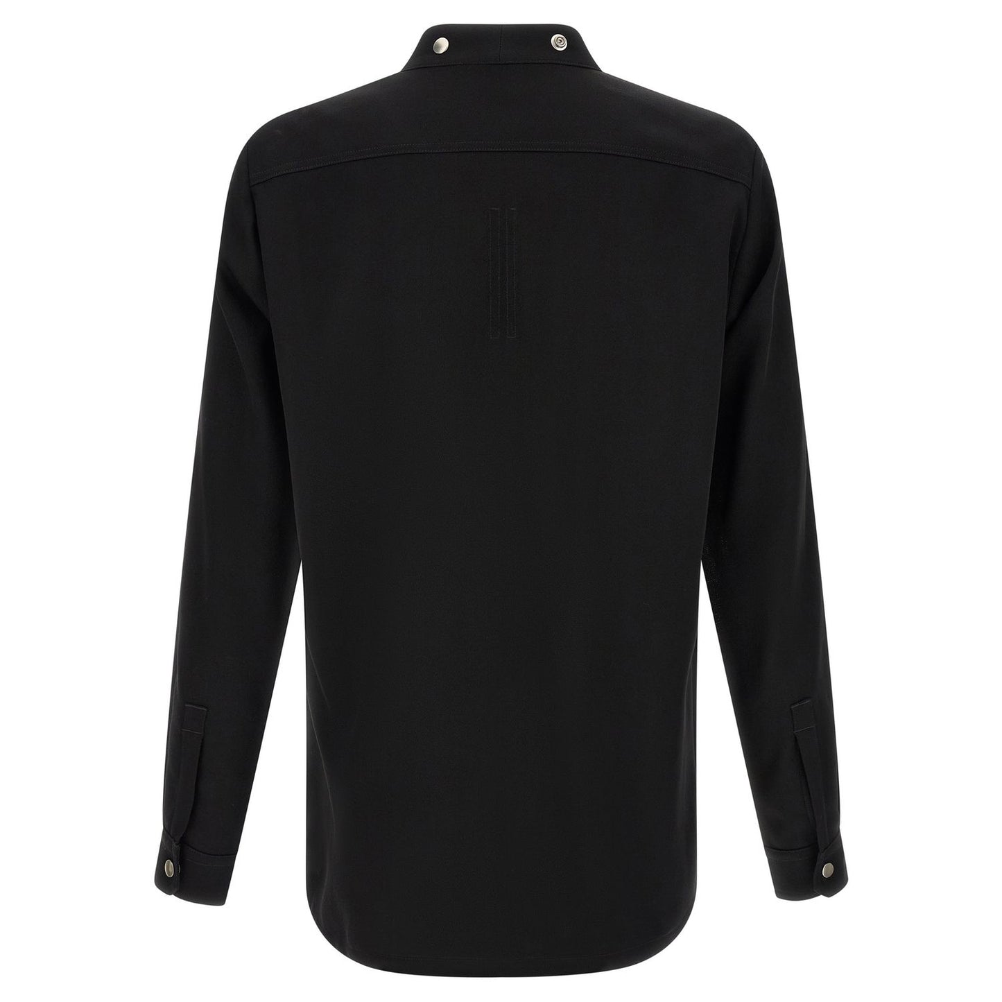 Rick Owens Black Cotton Blouse