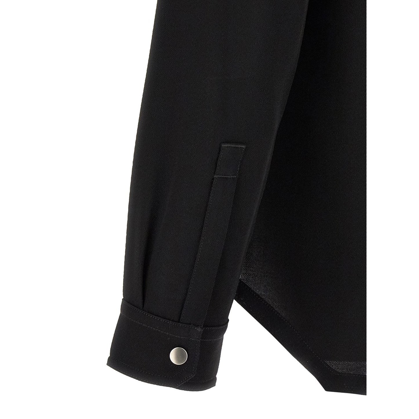Rick Owens Black Cotton Blouse