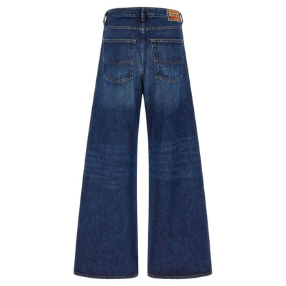 Diesel Blue Cotton Jeans Denim