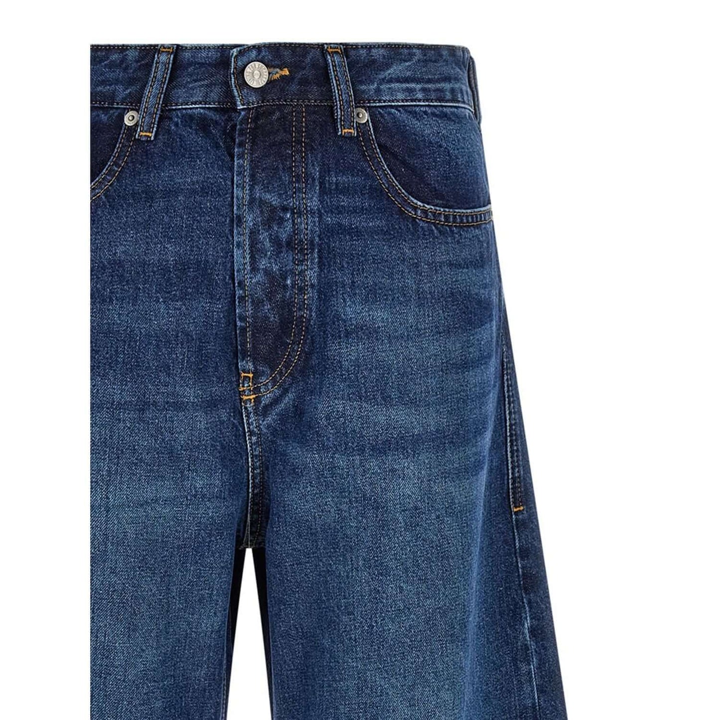 Diesel Blue Cotton Jeans Denim