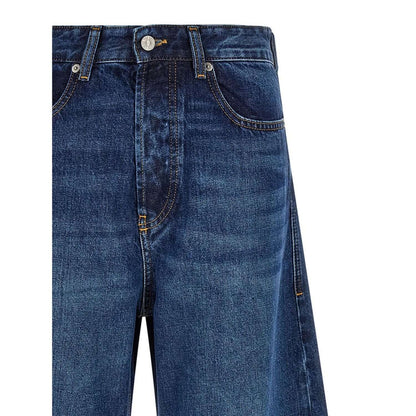 Diesel Blue Cotton Jeans Denim