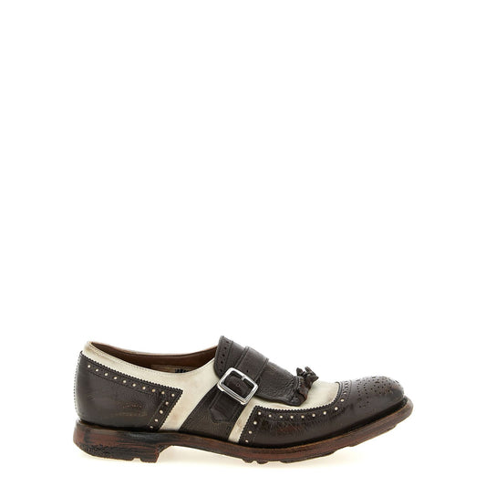 Church's Brown Calfskin Oxfords And Derbies