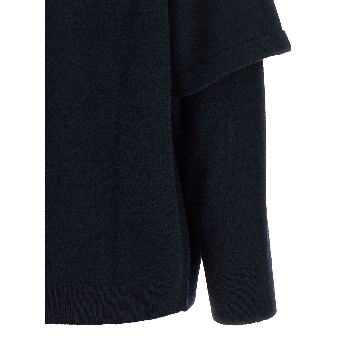 Darkpark Blue Merino Wool Cardigan