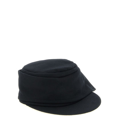 Yohji Yamamoto Black Polyamide Cap (Baseball Hat)