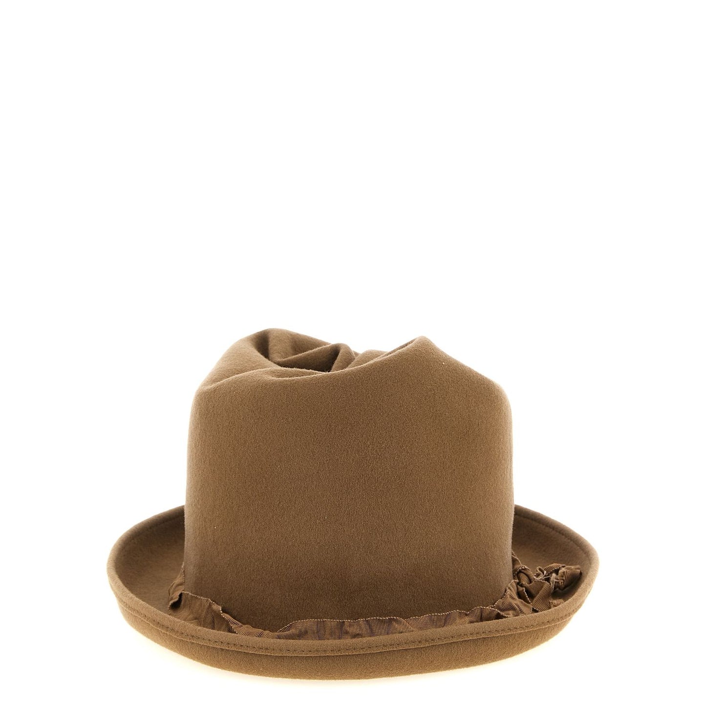 Yohji Yamamoto Beige Wool Fedora