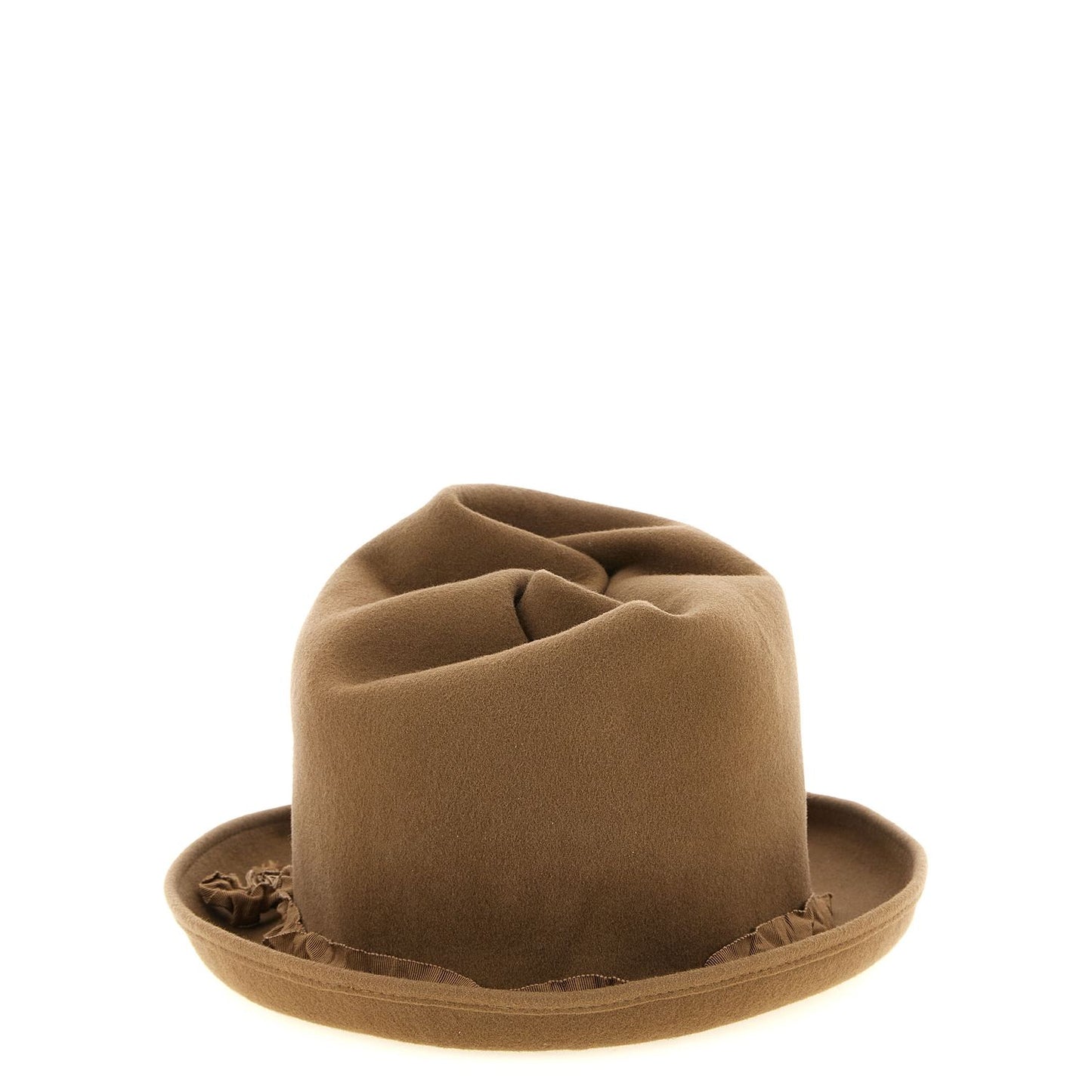 Yohji Yamamoto Beige Wool Fedora