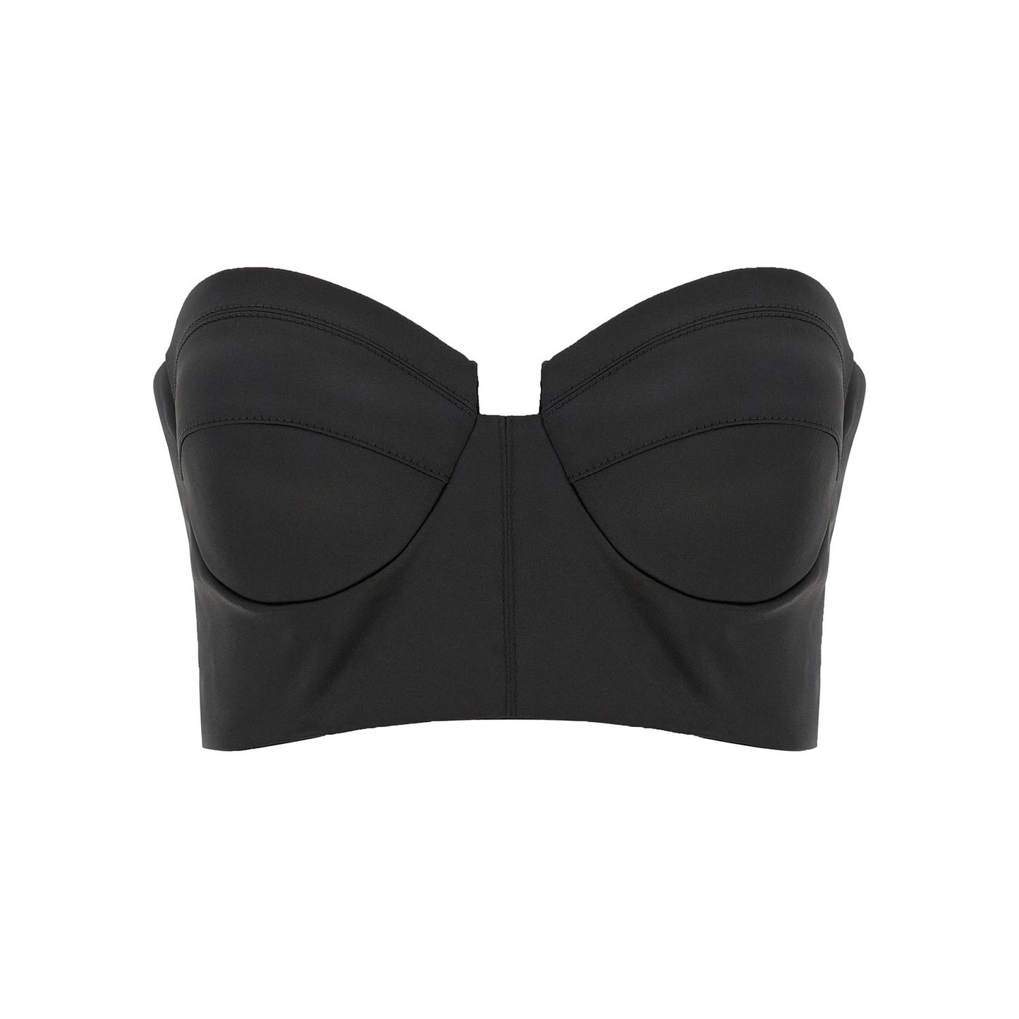 Elisabetta Franchi Black Polyester Tank Tops