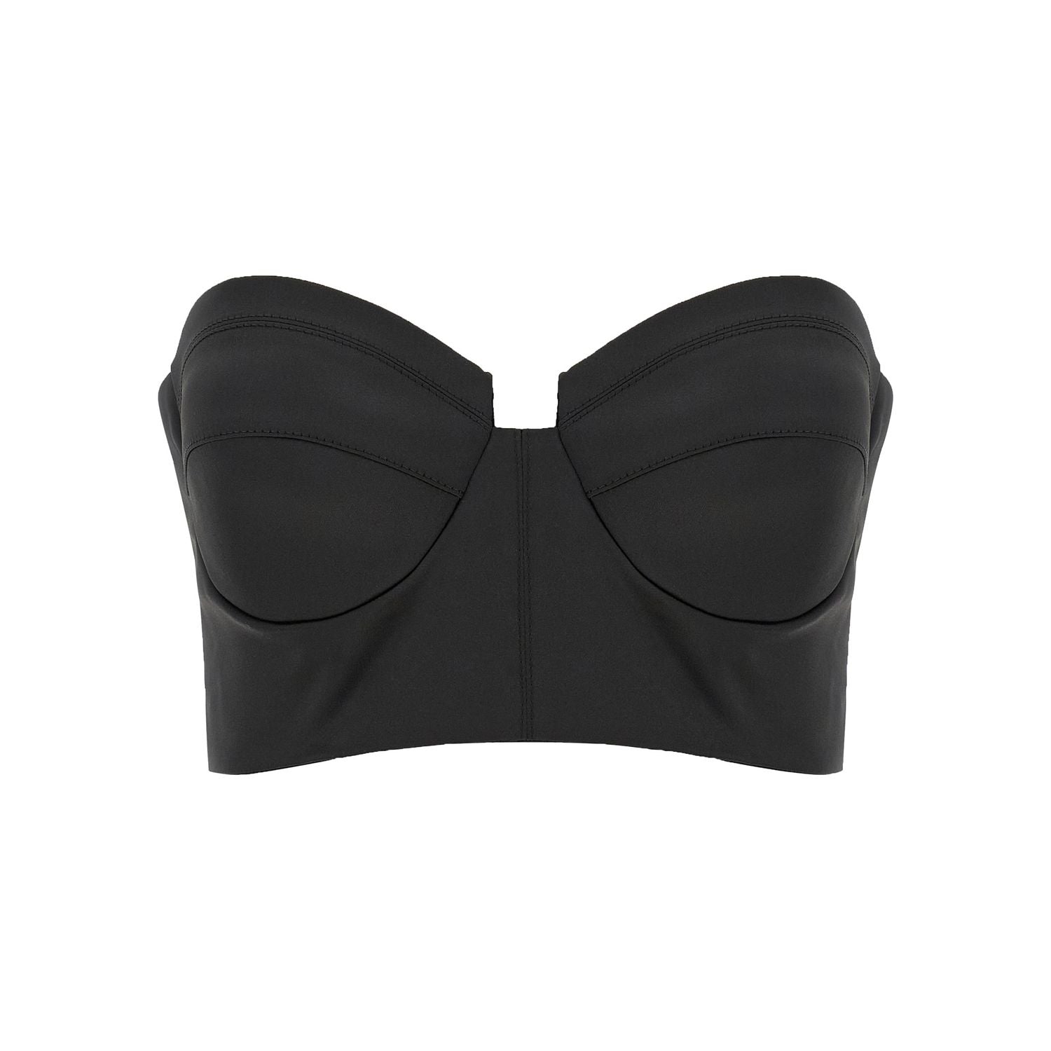 Elisabetta Franchi Black Polyester Tank Tops
