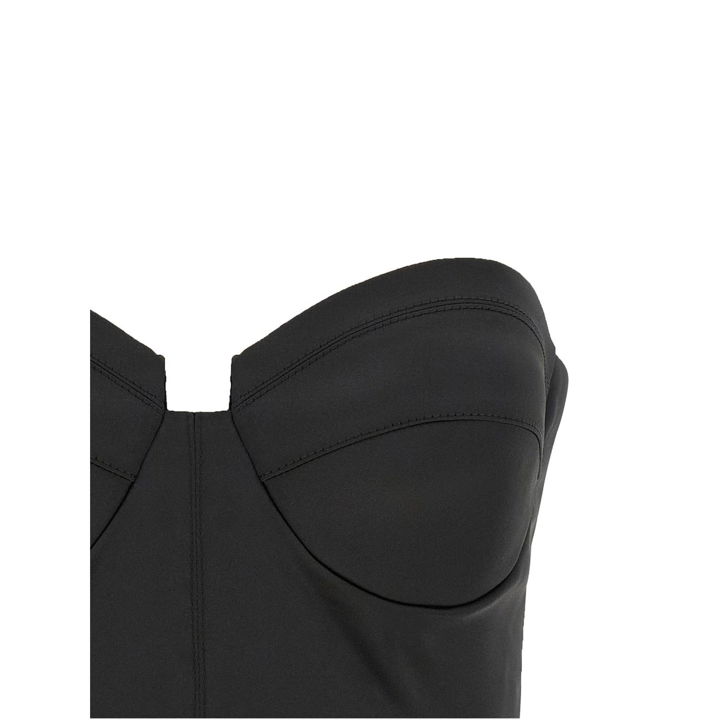 Elisabetta Franchi Black Polyester Tank Tops