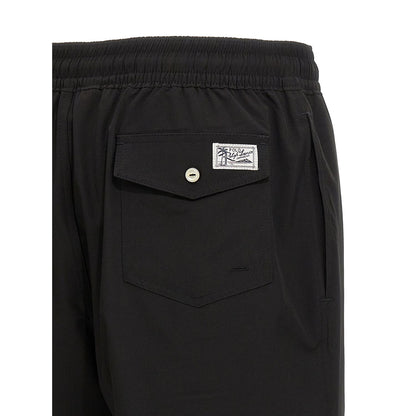 Polo Ralph Lauren Black Polyester Shorts