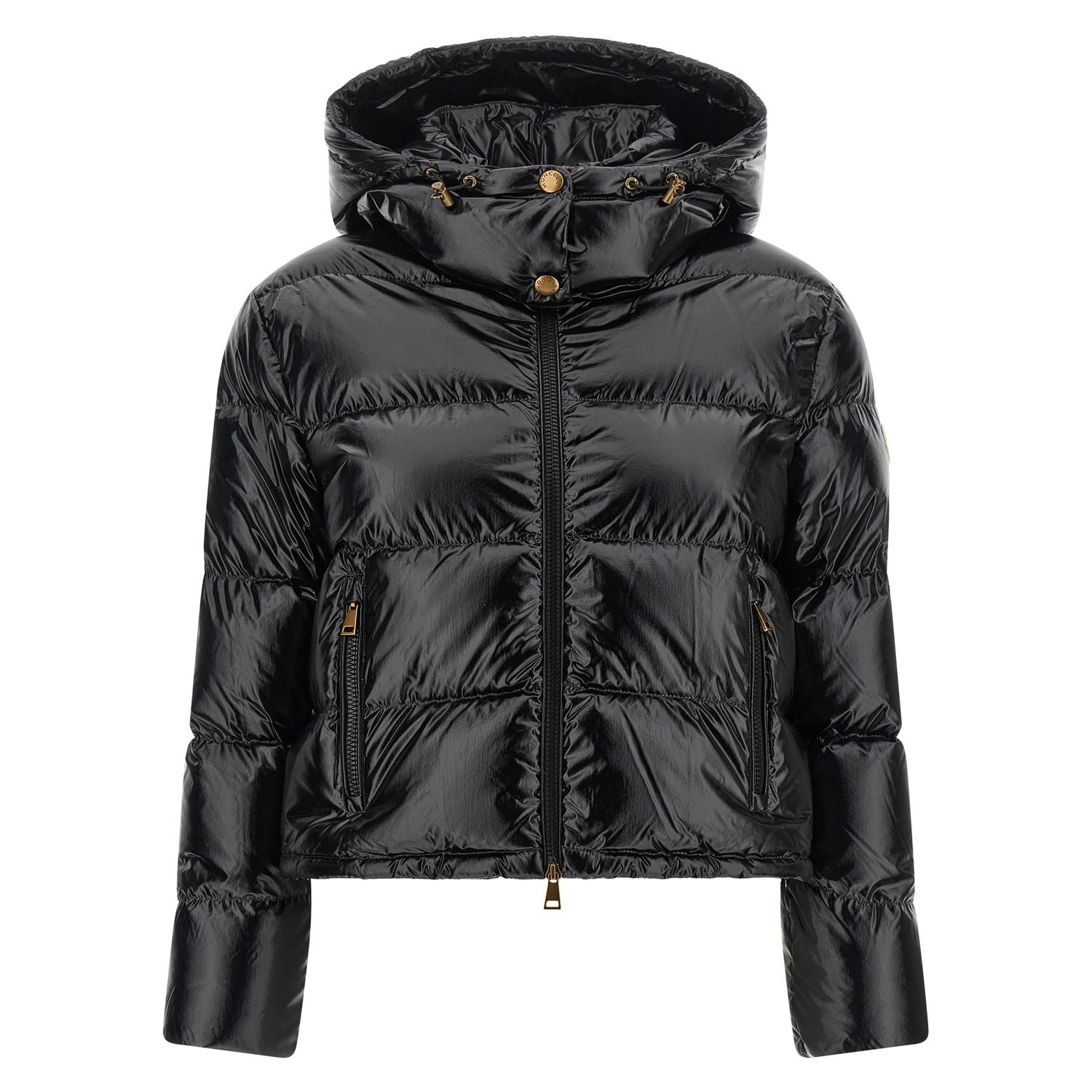 Moncler Black Polyamide Full-Length Jacket