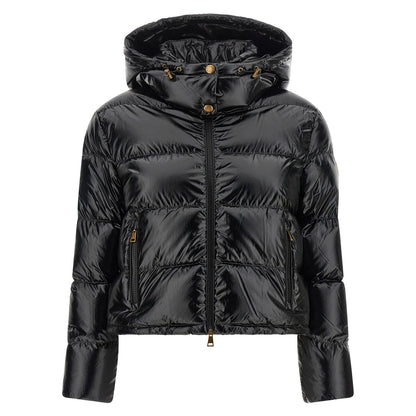 Moncler Black Polyamide Full-Length Jacket