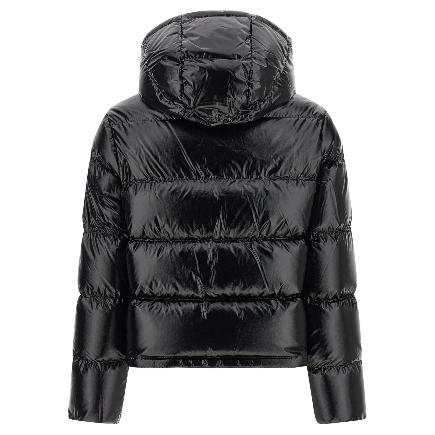 Moncler Black Polyamide Full-Length Jacket