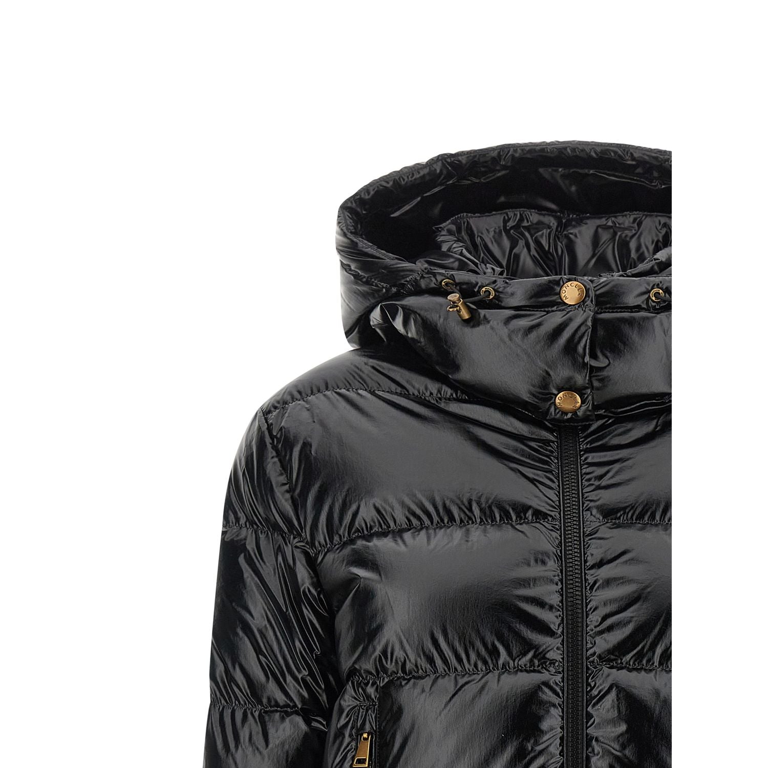 Moncler Black Polyamide Full-Length Jacket