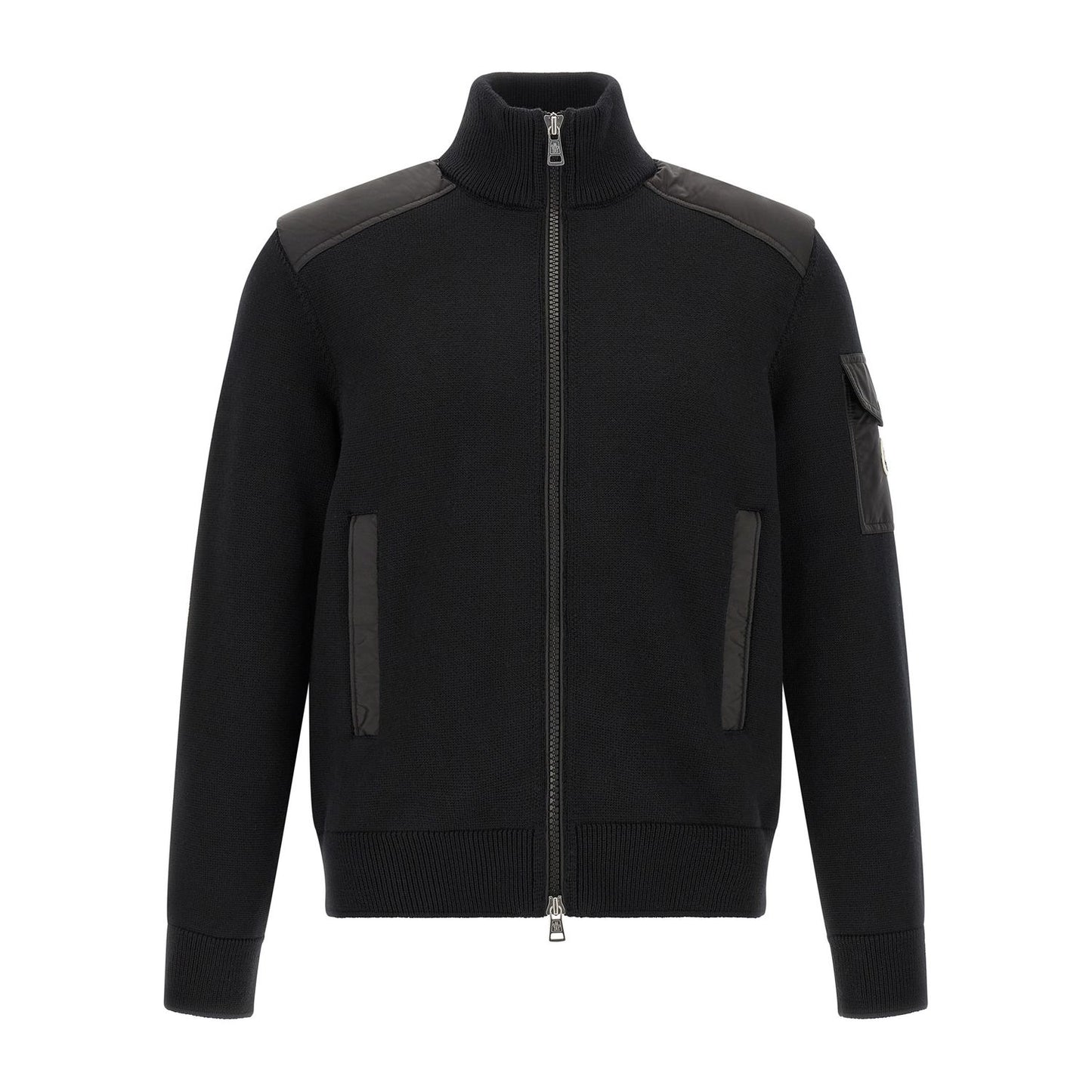Moncler Black Polyamide Cardigan