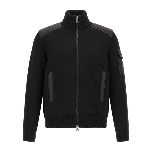 Moncler Black Polyamide Cardigan