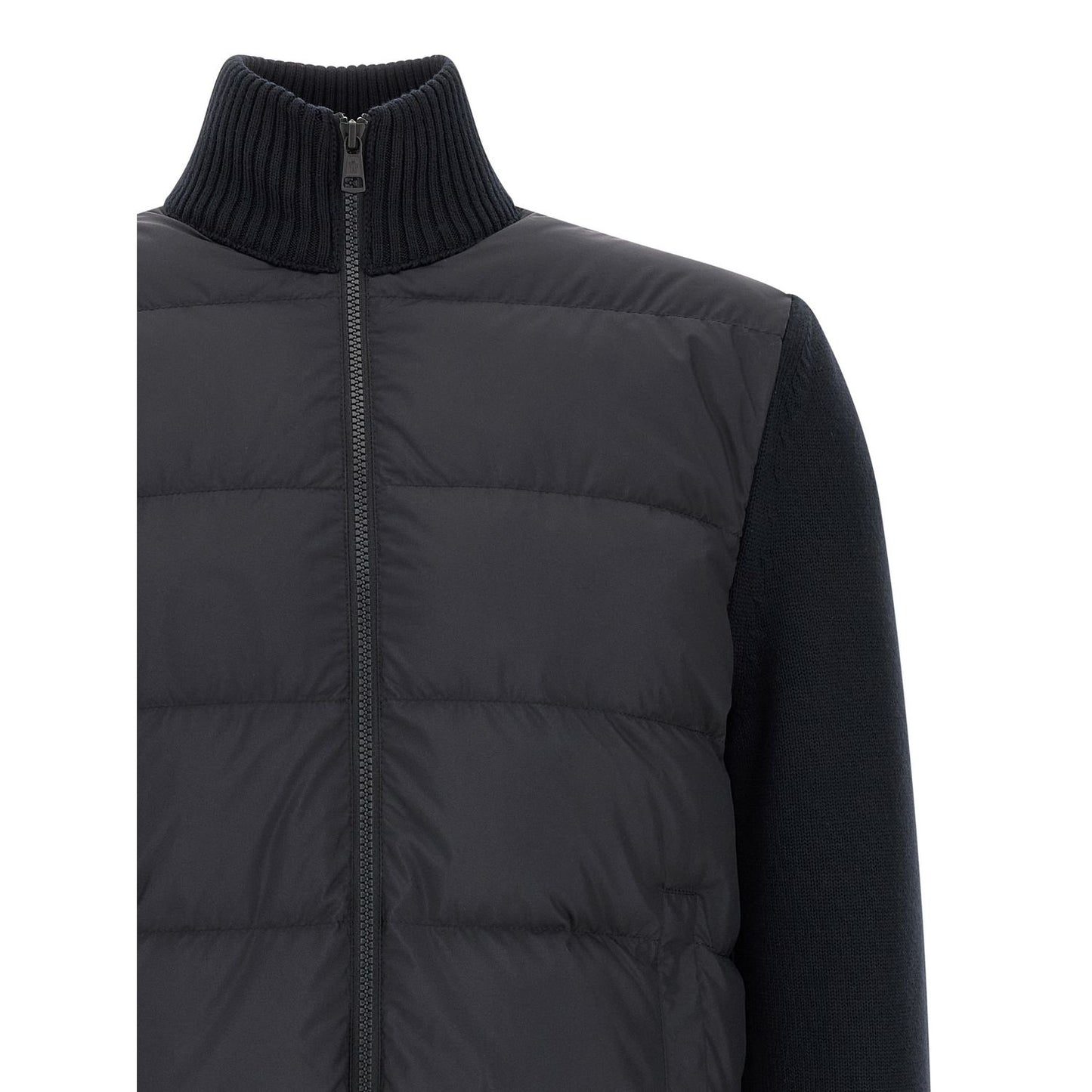 Moncler Blue Polyester Cardigan