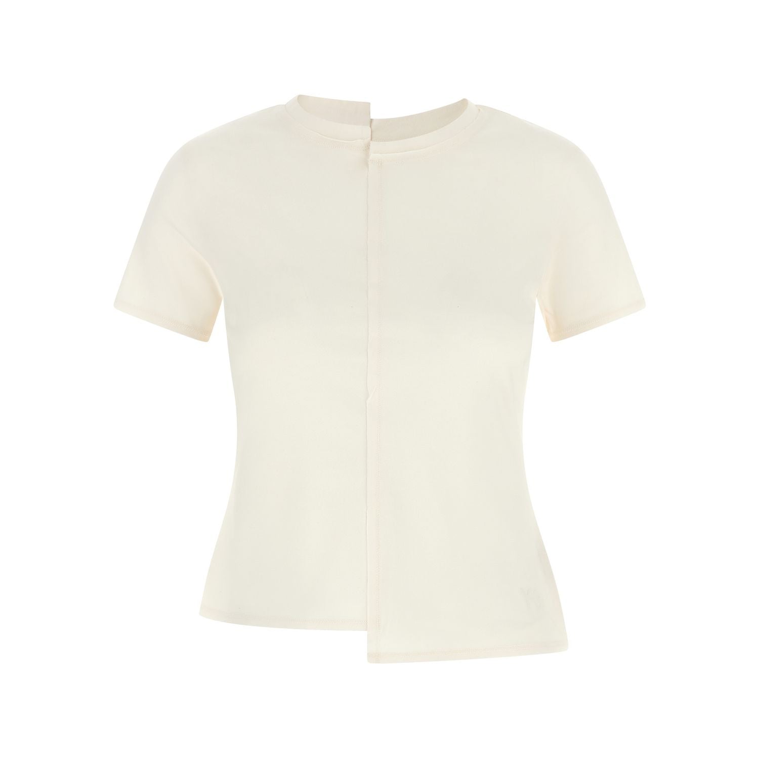 Y-3 White Cotton T-Shirt