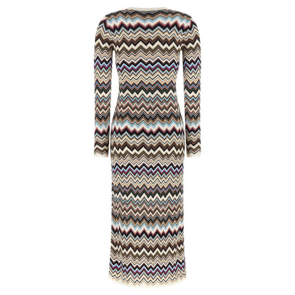 Missoni Multicolor Viscose Midi Dress