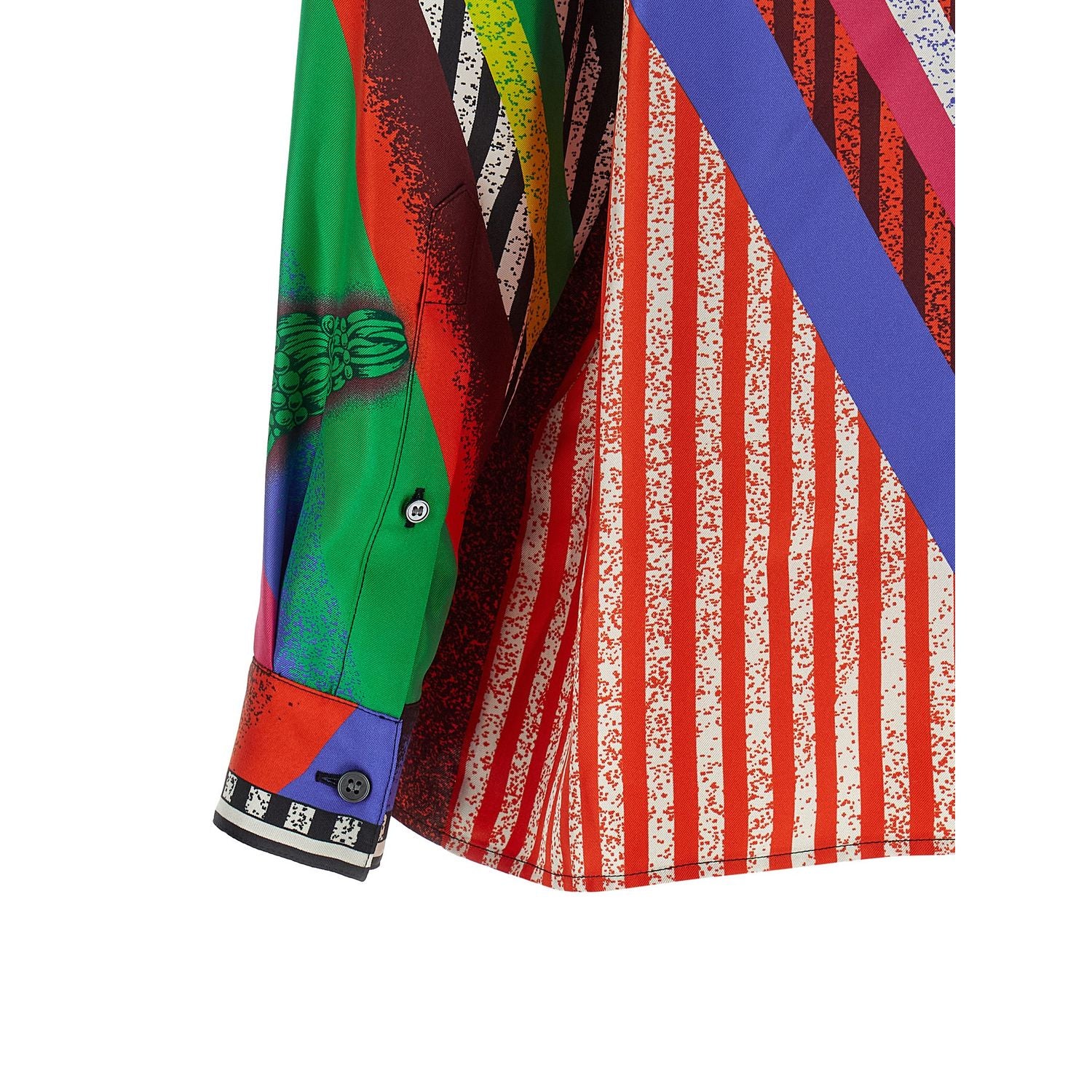 Versace Multicolor Silk Blouse