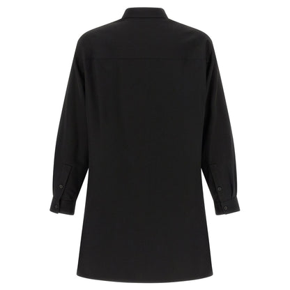 Yohji Yamamoto Black Wool Blouse