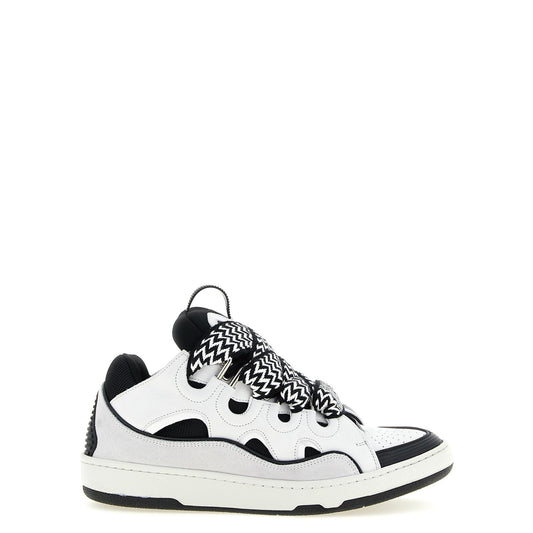 Lanvin Bicolor Calfskin Chunky Sneakers