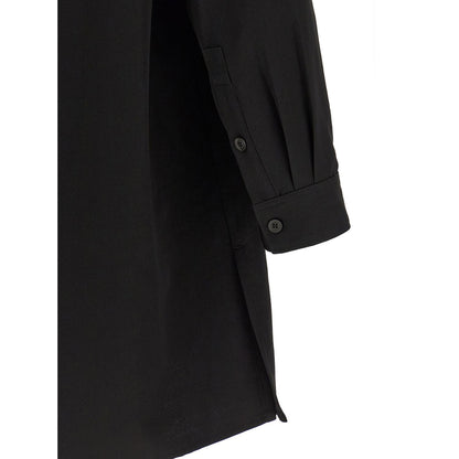 Yohji Yamamoto Black Wool Blouse