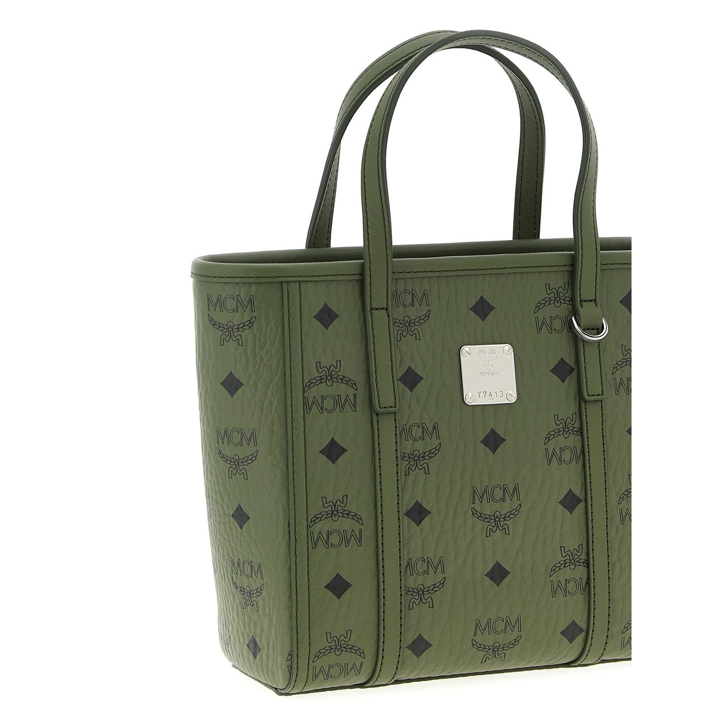 MCM Bicolor Polyethylene Tote Bag