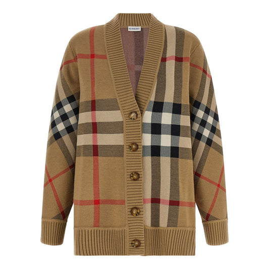 Burberry Beige Polyester Cardigan