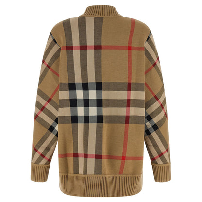 Burberry Beige Polyester Cardigan