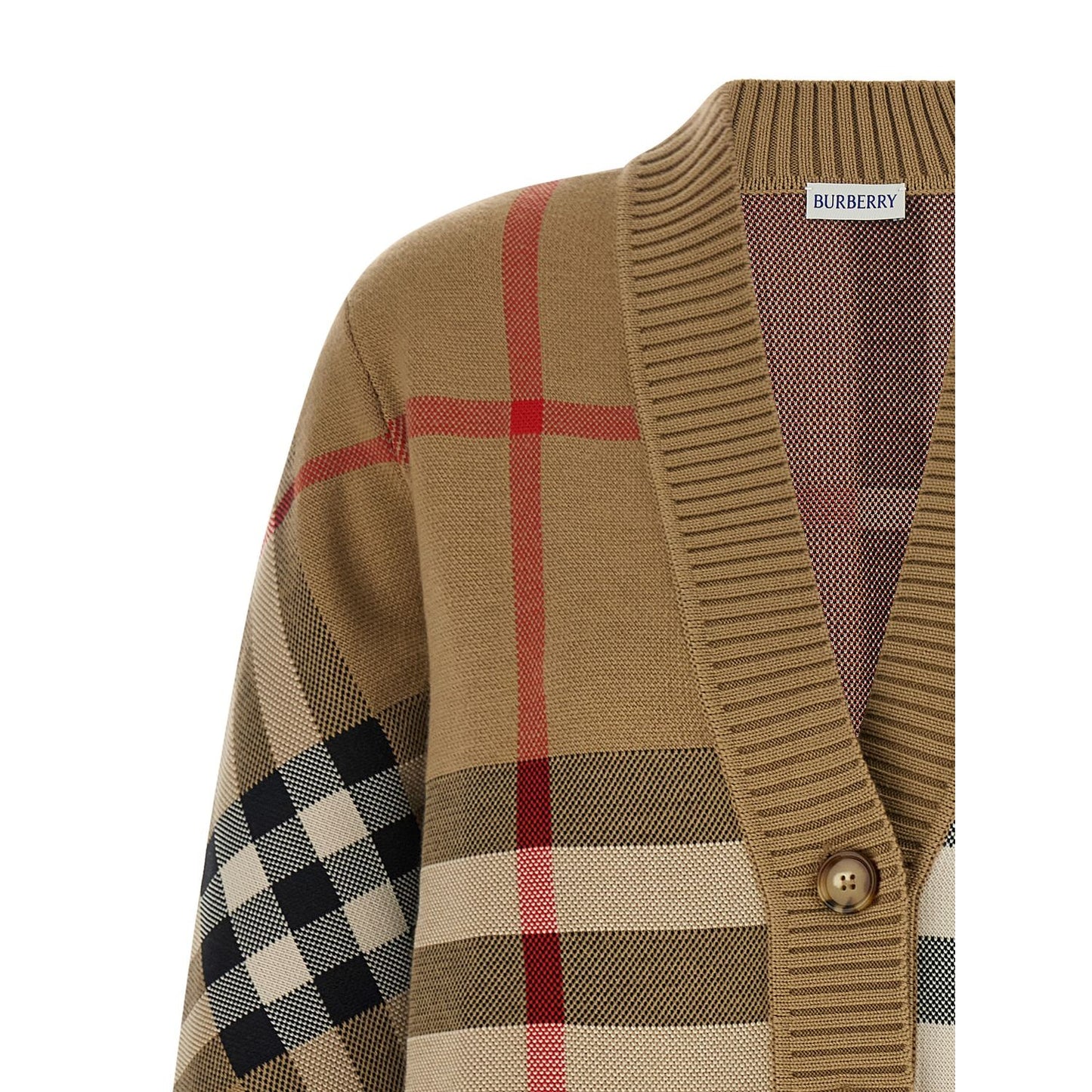 Burberry Beige Polyester Cardigan