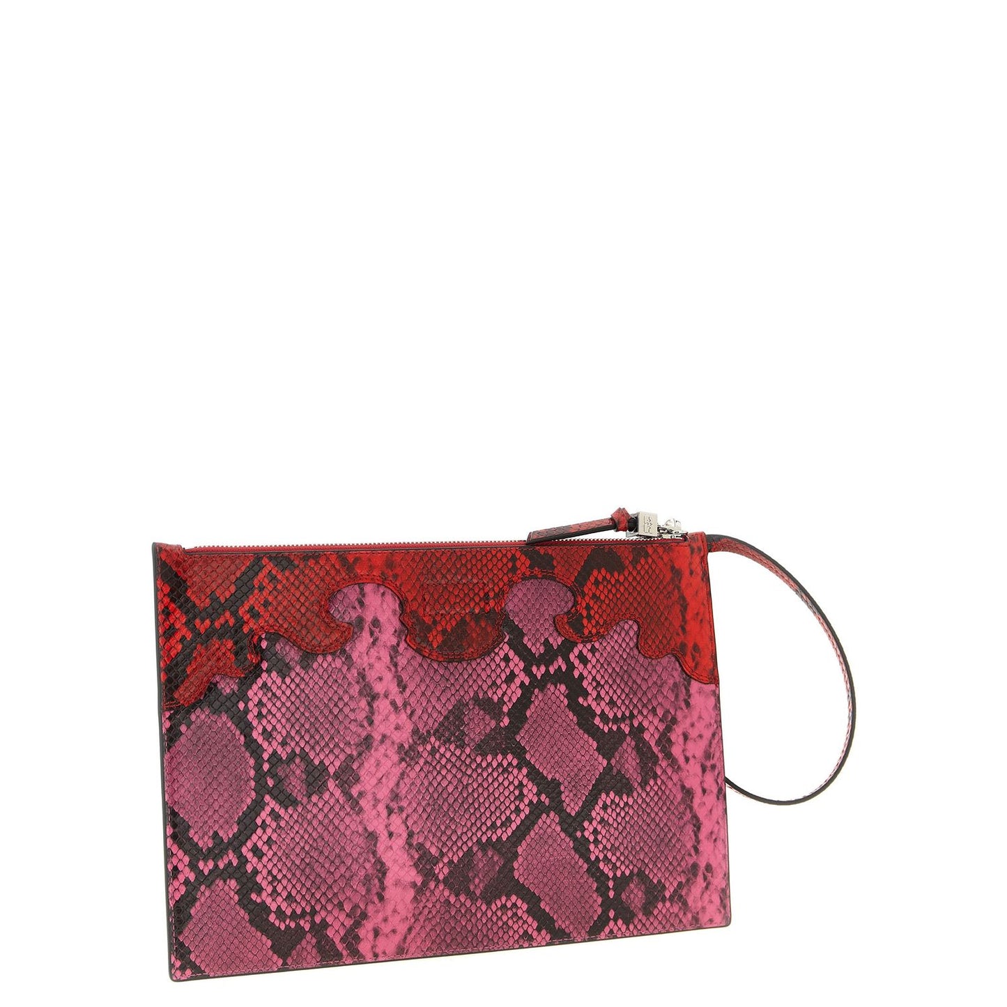 Ganni Fuchsia Polyester Clutch Bag