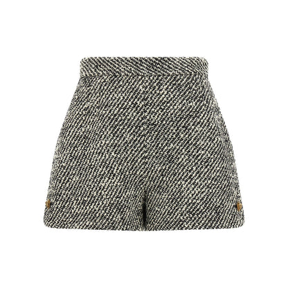 Versace Bicolor Virgin Wool Bermuda Shorts