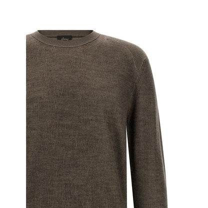 Brioni Brown Cashmere Cardigan