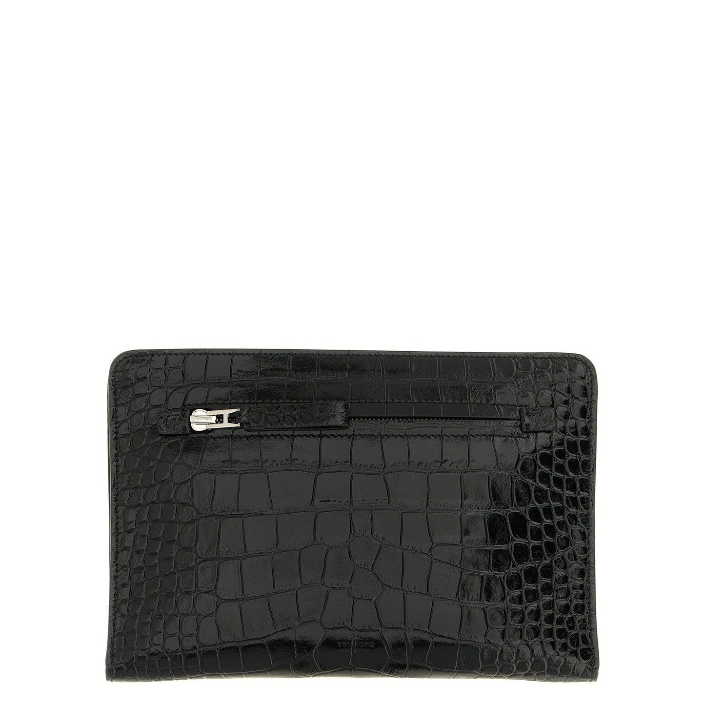 Tom Ford Black Calfskin Clutch Bag