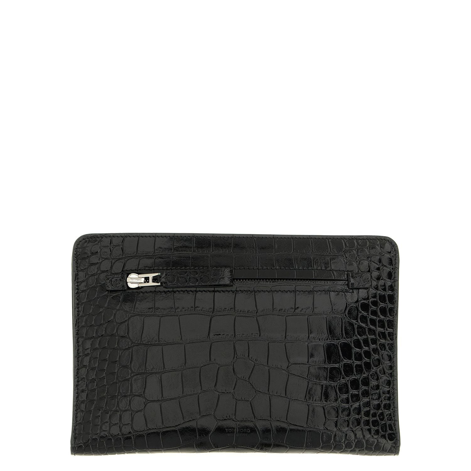 Tom Ford Black Calfskin Clutch Bag