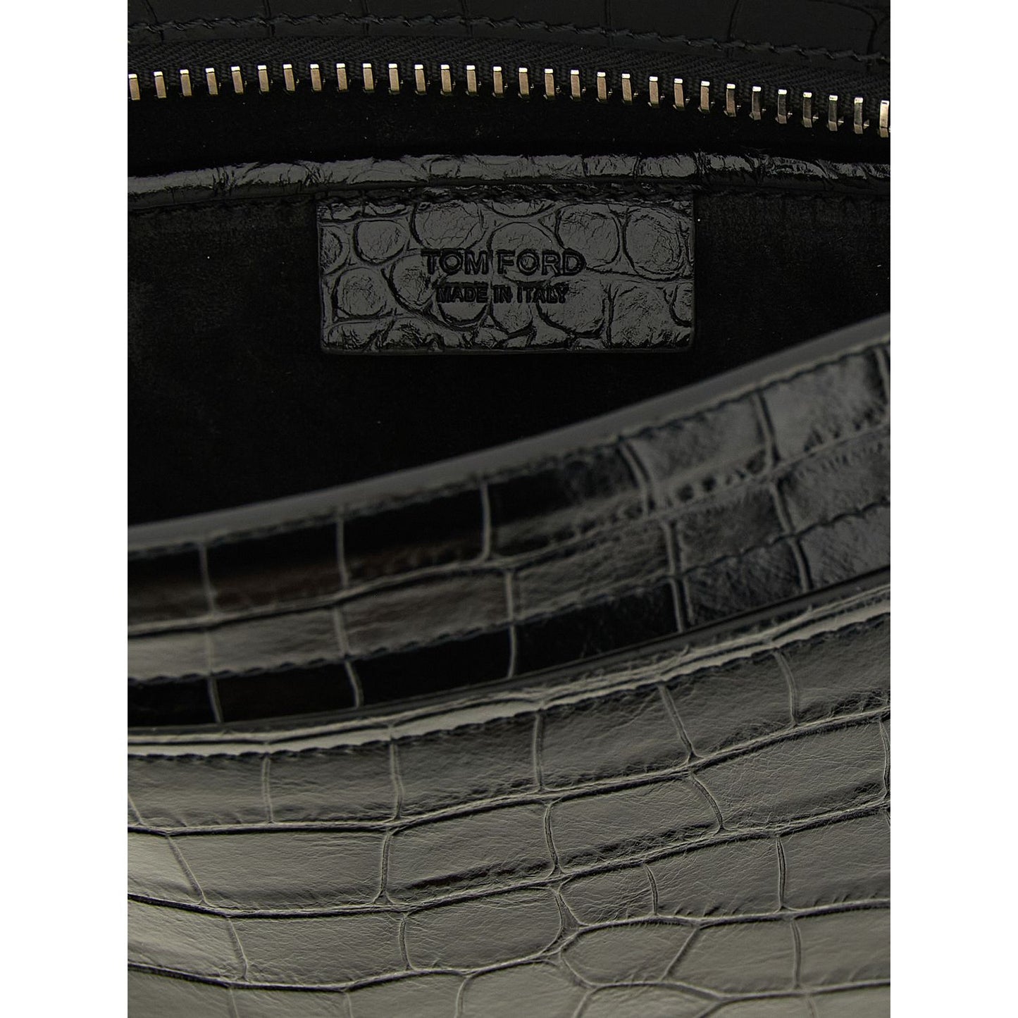 Tom Ford Black Calfskin Clutch Bag