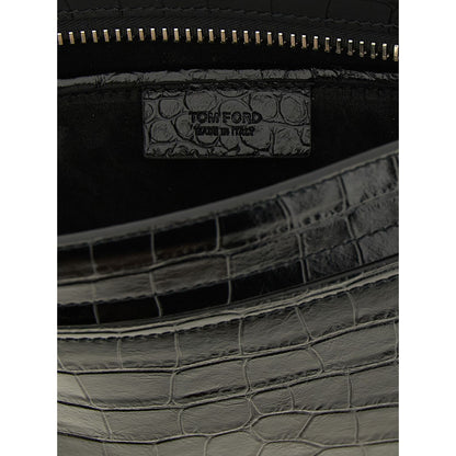 Tom Ford Black Calfskin Clutch Bag