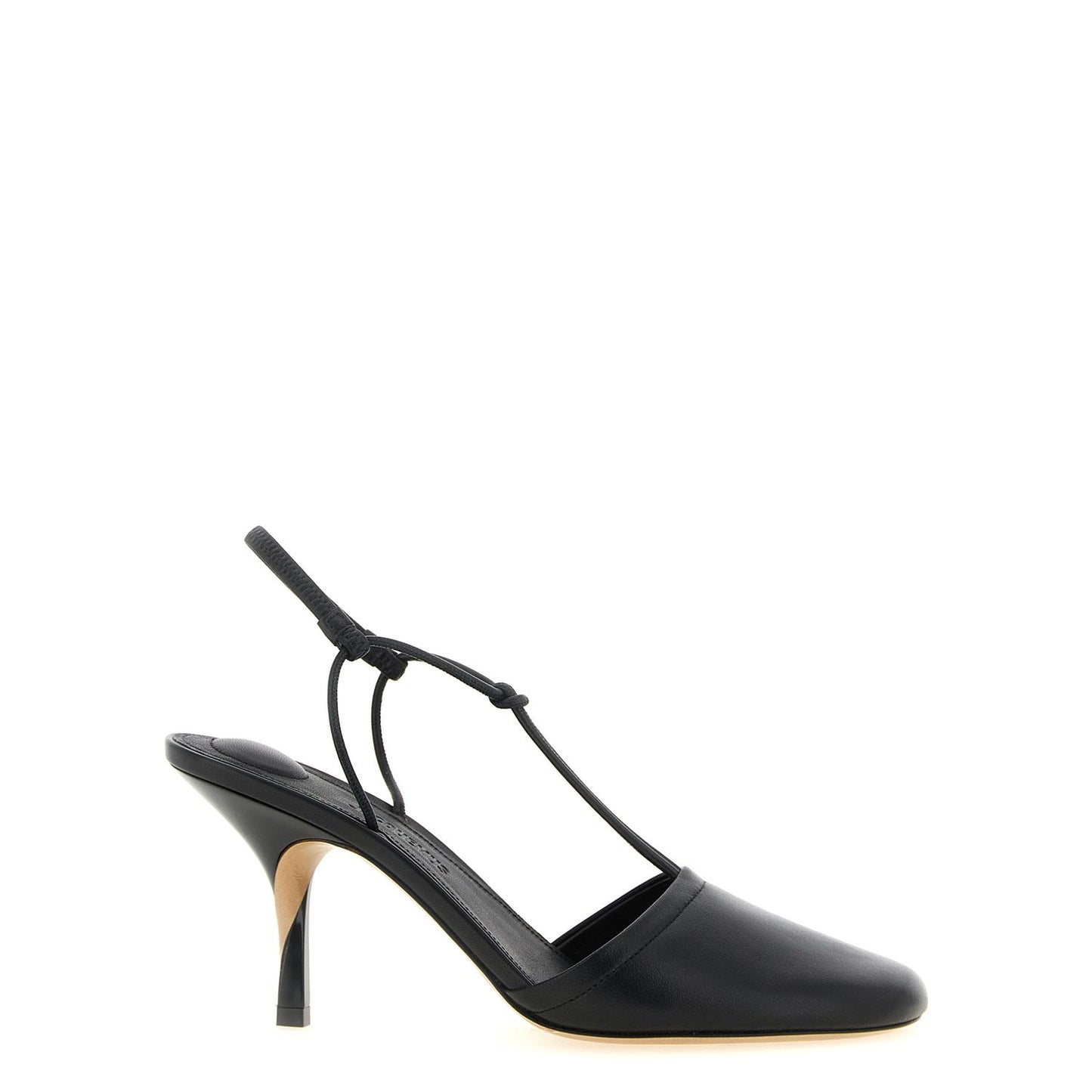 Jacquemus Black Lamb Leather High Heel Pumps