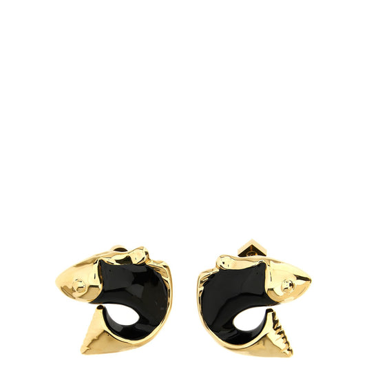 Jacquemus Black Copper Earrings