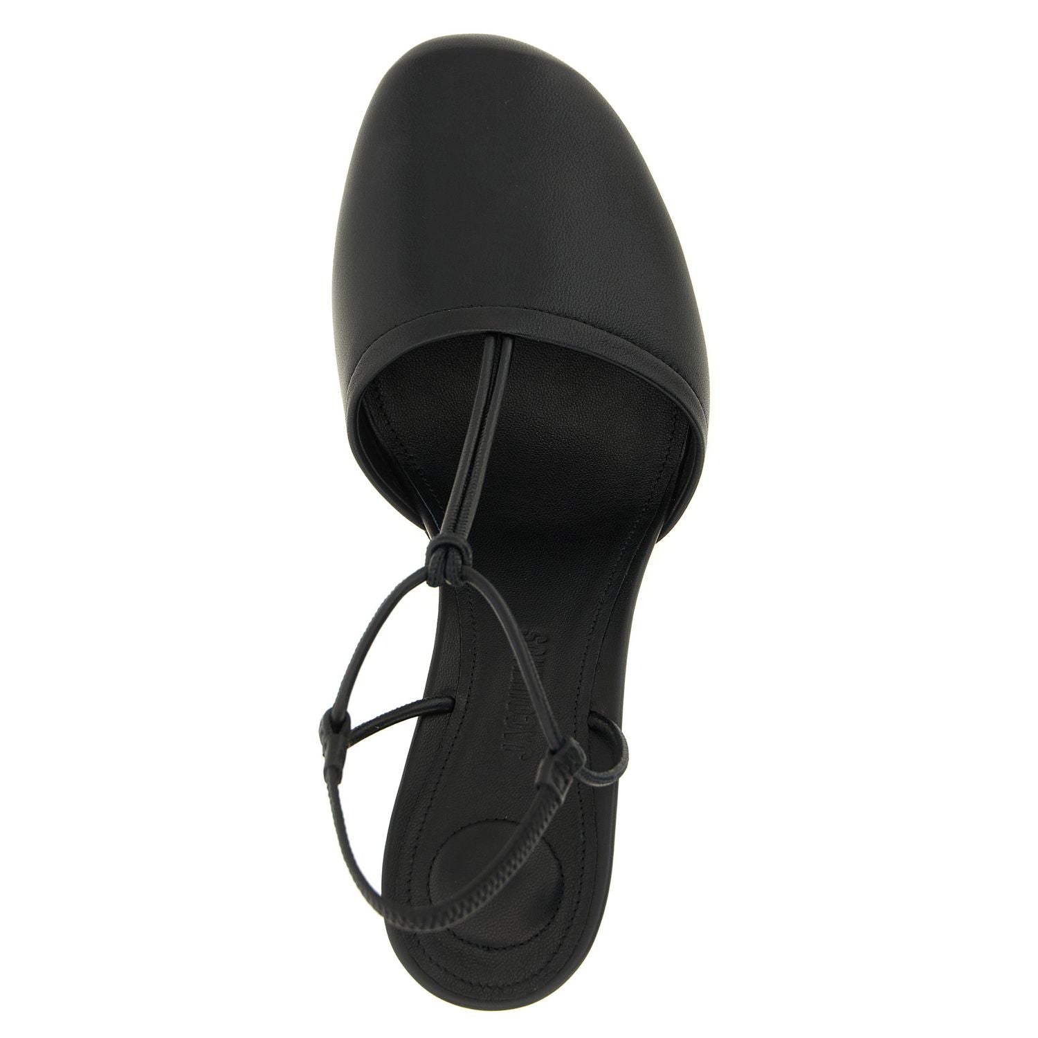 Jacquemus Black Lamb Leather High Heel Pumps