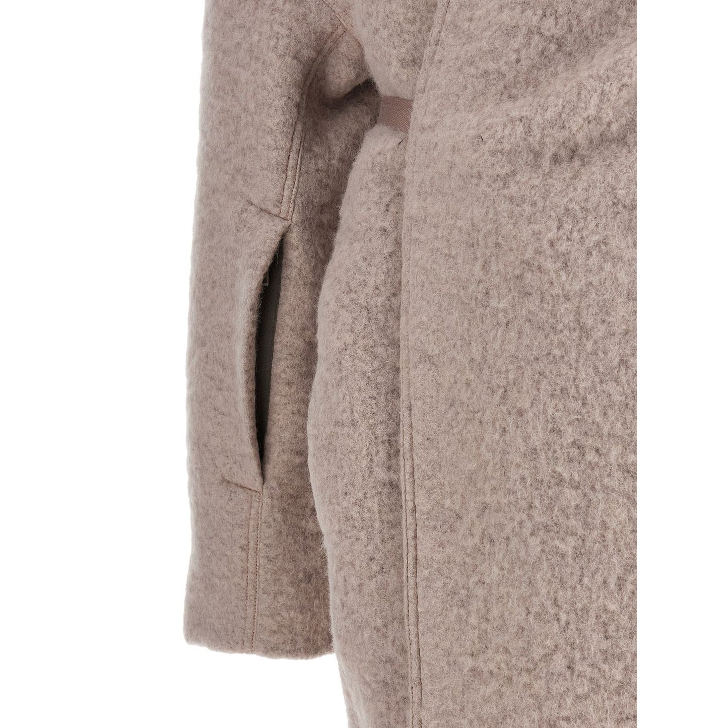 Rick Owens Multicolor Marabou Coat