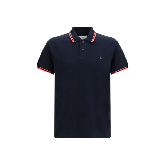 Vivienne Westwood Blue Cotton Polo Shirt