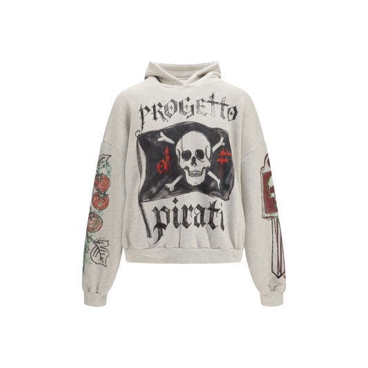 PDF Channel Gray Cotton Sweatshirt