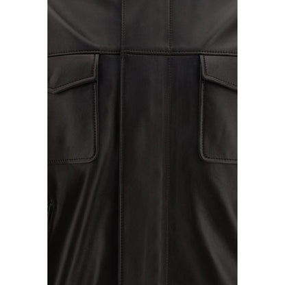Dolce & Gabbana Brown Lamb Ovis Aries Bomber
