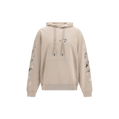Off-White Beige Cotton Sweatshirt