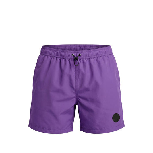 Trussardi Beachwear Purple Polyester Men Swim Short