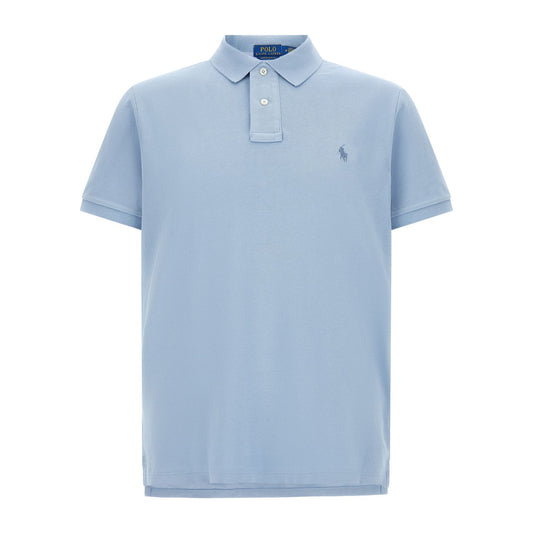Polo Ralph Lauren Blue Cotton Polo Shirt