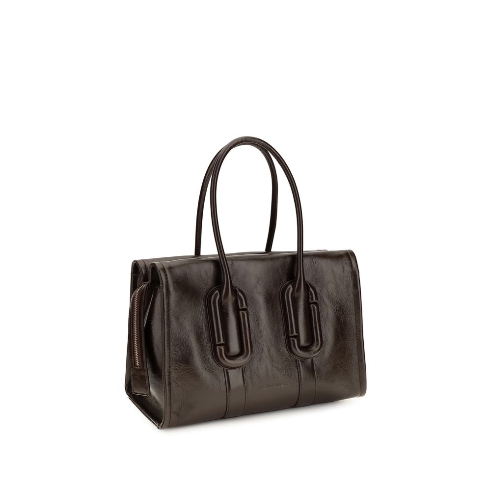 Marc Jacobs Brown Calf Leather Bos Taurus Shoulder Bag