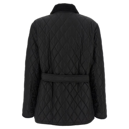 Burberry Black Polyamide Full-Length Jacket